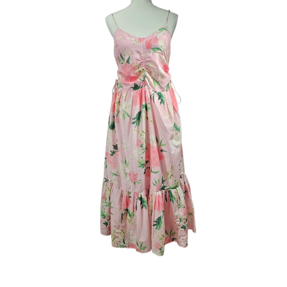 Vineyard Vines Kentucky Derby New Floral Strappy Boho Cottage Maxi Dress